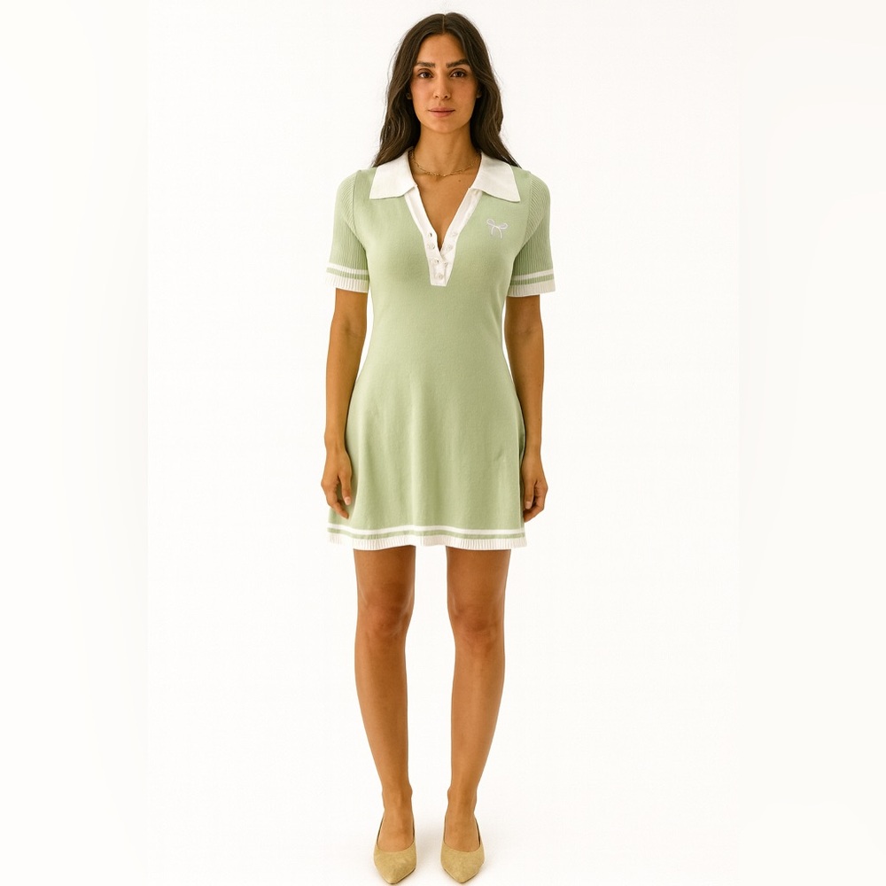 Preppy Collared Mini Dress NWT